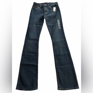 GAP Slim Boot Dark Wash Stretch Jeans Size 00 / 24 NWT Women’s Denim